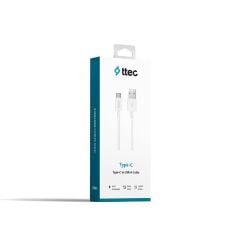 Ttec 2DK12B Type-c USB Kablosu Beyaz