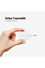 Ttec 2SCP02B SmartCharger Duo PD 45W USB-C+USB-A Seyahat Hızlı Şarj Aleti