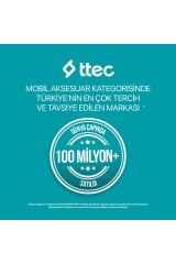 Ttec 2BB202S PowerSlim Trio LCD 10.000 mAh PD 22,5W Dahili Kablolu Taşınabilir Şarj Aleti / Powerbank