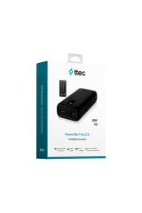 Ttec PowerSlim Trio LCD 20.000mAh PD 22,5W Dahili Kablolu Taşınabilir Şarj Aleti / Powerbank