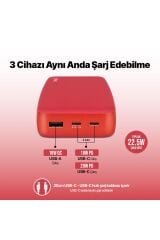 Ttec 2BB212GK ChargeUp Pro 20.00 0mAh PD 20W Taşınabilir Hızlı Şarj Aleti / Powerbank