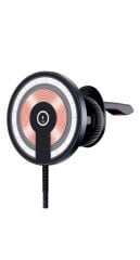 TOTU CACW-063 Super Fast Magsafe Özelikli 15 W Araç içi Kablosuz Telefon Tutucu