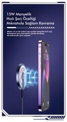 TOTU CACW-063 Super Fast Magsafe Özelikli 15 W Araç içi Kablosuz Telefon Tutucu