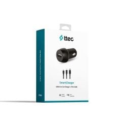 Ttec 2CKS20TS SmartCharger 2.1A Araç Şarj Aleti + Trio Kablo