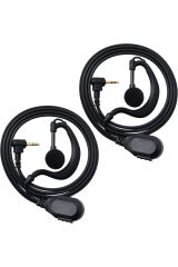 TLKR Talkabout T62, T80, XT180, T82 ile Uyumlu Mikrofonlu 2.5 mm Walkie Talkie Kulaklık