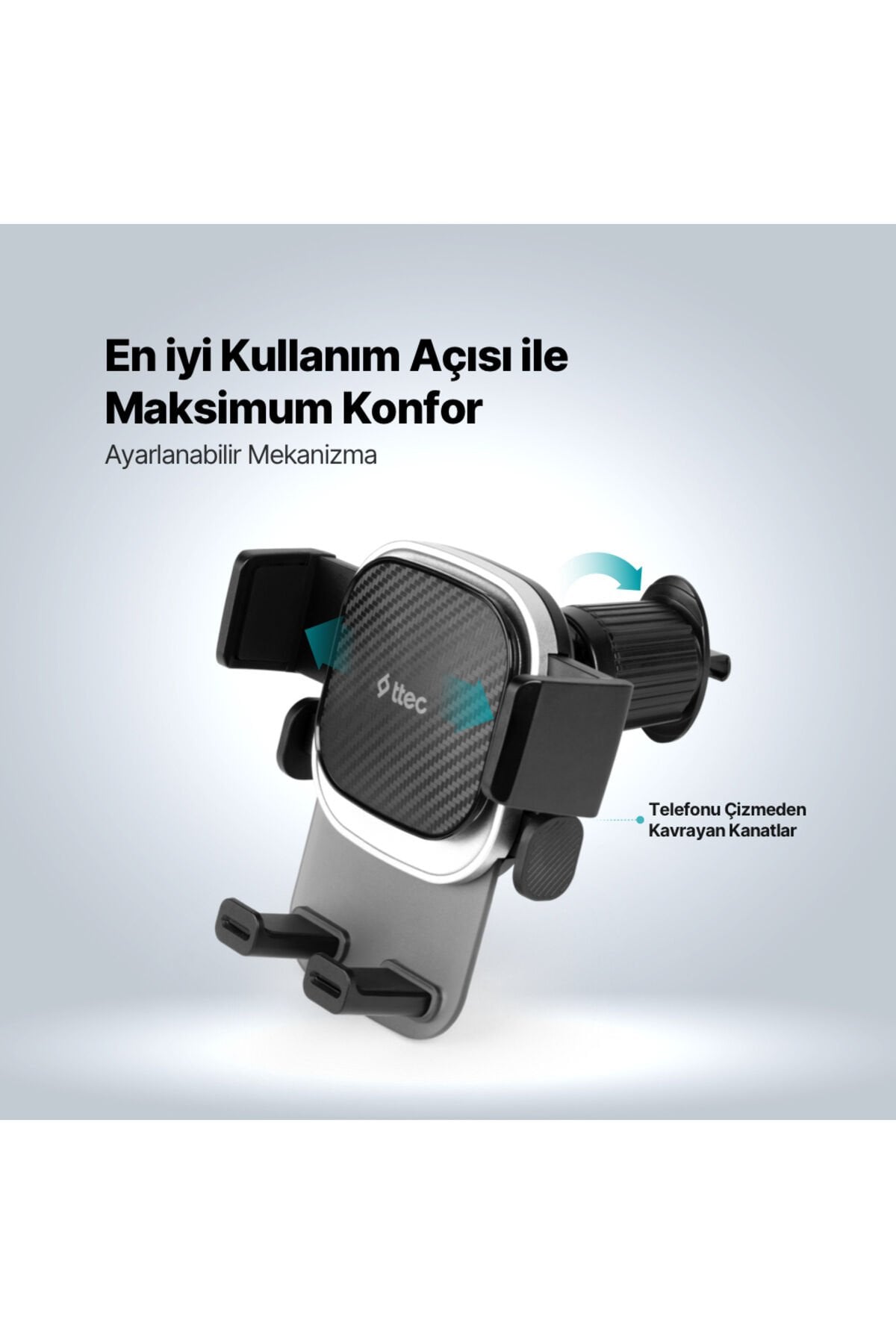 FlexGrip Click Araç İçi Telefon Tutucu Tüm Telefonlar İçin Uyumludur Kalorifer Izgara İçindir