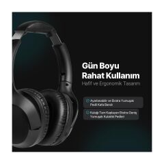 Soundmax 3 Kulaküstü Kablosuz Bluetooth Kulaklık