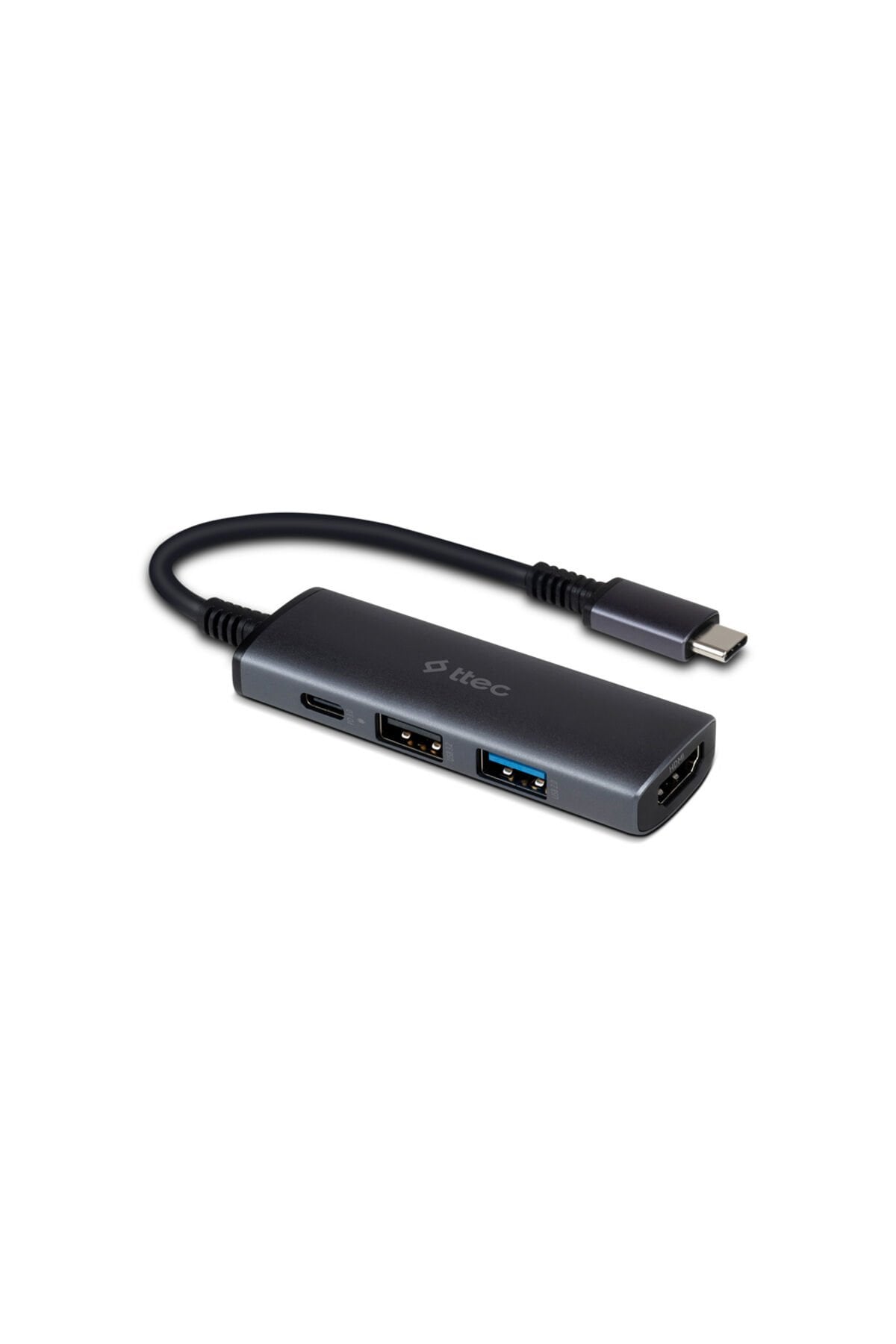 4 Girişli Usb-c Hub/çoklayıcı Usb-c 100w Pd 4k Hdmi Usb-a Usb-a