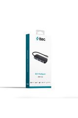 Usb-c Hub/çoklayıcı Usb-c 100w Pd Hdmi Gb Ethernet 2*usb-a Usb-a Sd Microsd