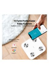 2at01 Sensi Yağ Ölçer Ve Vücut Analizli Hassas Sensörlü Akıllı Tartı / Baskül